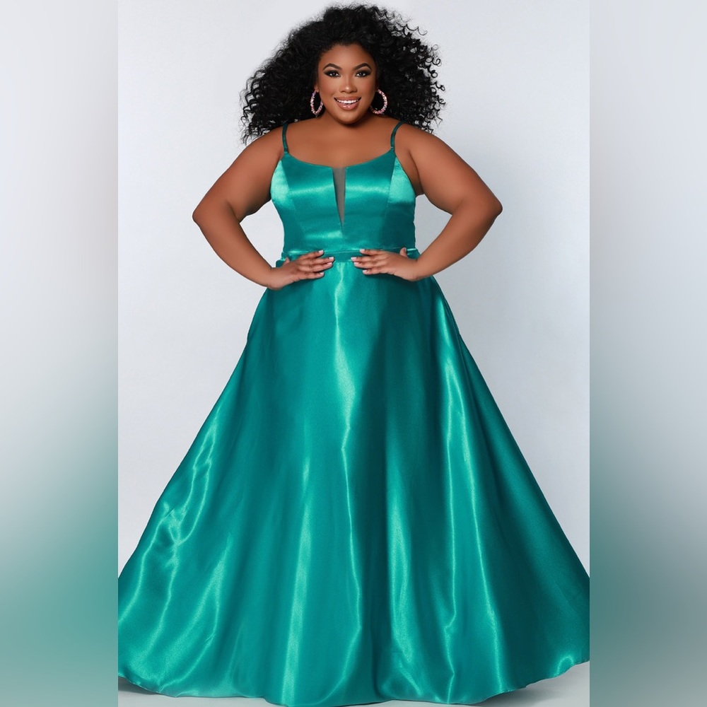 Sydney's Closet Vibrant Teal Dress